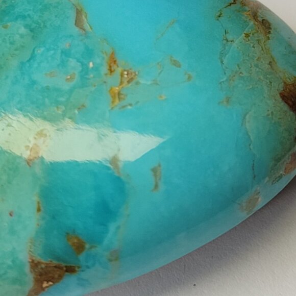 Large Turquoise Pendant Barse 925 Sterling Silver - Picture 4 of 15